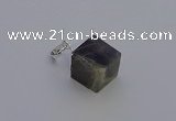 NGP6796 15*22mm cube labradorite gemstone pendants wholesale