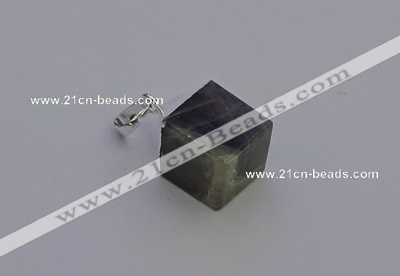 NGP6796 15*22mm cube labradorite gemstone pendants wholesale