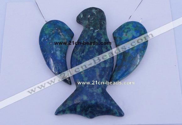 NGP69 Fashion chrysocolla gemstone pendants set jewelry wholesale