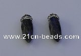 NGP7070 12*30mm - 15*35mm faceted bullet labradorite pendants