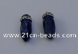 NGP7073 12*30mm - 15*35mm faceted bullet lapis lazuli pendants