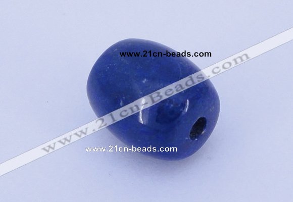 NGP722 13*15mm drum natural lapis lazuli gemstone pendant