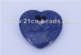 NGP723 26*26mm heart natural lapis lazuli gemstone pendant