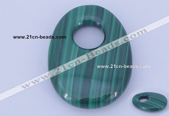 NGP734 20*30mm oval natural malachite gemstone pendant wholesale