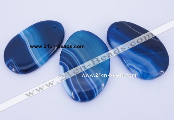 NGP861 5PCS 30-35mm*50-60mm freeform agate gemstone pendants