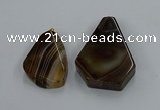 NGP8664 20*40mm - 40*50mm freeform agate pendants wholesale