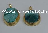 NGP8692 28*35mm - 30*40mm freeform agate pendants wholesale