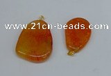 NGP8725 28*40mm - 30*54mm freeform agate pendants wholesale