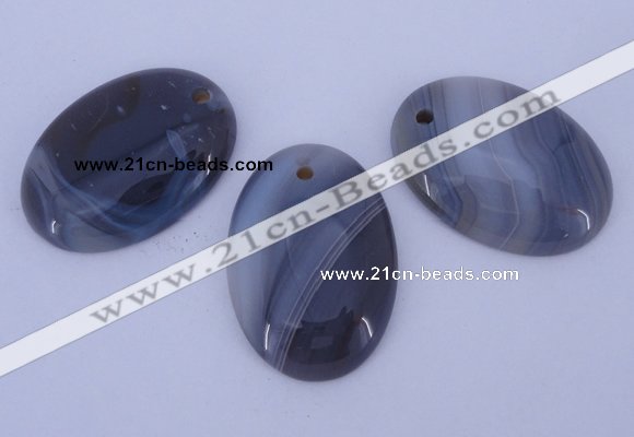 NGP874 5PCS 24*34mm oval agate gemstone pendants wholesale