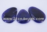 NGP879 5PCS 40-45mm*50-65mm freeform agate gemstone pendants