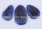 NGP881 5PCS 35-45mm*60-75mm freeform agate gemstone pendants