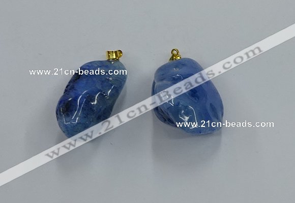 NGP8839 20*25mm - 30*40mm nuggets agate pendants wholesale