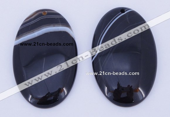 NGP889 5PCS 34*53mm oval agate gemstone pendants wholesale