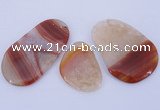 NGP895 5PCS 30-45mm*40-65mm freeform agate druzy geode gemstone pendants