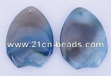 NGP930 5PCS 40*55mm agate druzy geode gemstone pendants