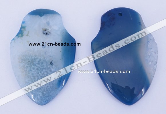 NGP931 5PCS 40*60mm agate druzy geode gemstone pendants