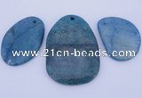 NGP938 5PCS 35-50mm*45-70mm freeform gemstone pendants wholesale