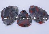 NGP940 5PCS 35-45mm*45-65mm freeform jasper gemstone pendants