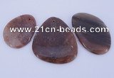 NGP942 5PCS 35-45mm*45-60mm freeform jasper gemstone pendants