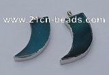 NGP9505 22*60mm - 25*65mm horn agate gemstone pendants wholesale