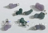 NGP9710 4*8mm - 6*11mm freeform mixed gemstone pendants wholesale