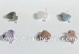 NGP9736 11*11mm  mixed gemstone pendants wholesale