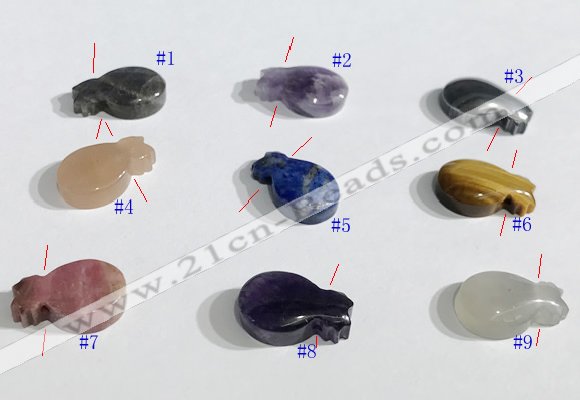 NGP9738 10*16mm  mixed gemstone pendants wholesale