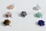 NGP9742 10mm star-shaped  mixed gemstone pendants wholesale