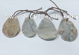 NGP9760 30*40mm-40*55mm freeform agate pendants