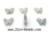 NGP9855 12*18mm butterfly natural aquamarine pendant