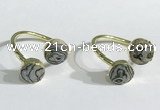 NGR1084 8mm coin shell rings wholesale