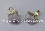 NGR166 18*25mm - 20*25mm freeform druzy amethyst rings wholesale