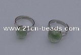 NGR208 10*14mm – 12*16mm freeform prehnite rings wholesale