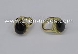 NGR258 13*18mm teardrop agate gemstone rings wholesale