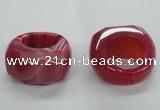 NGR30 16*30*32mm faceted freeform agate gemstone rings