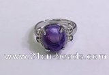 NGR3023 925 sterling silver with 10*12mm oval charoite rings