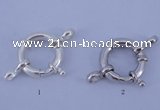 SSC205 5pcs 16mm 925 sterling silver spring rings clasps