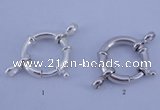 SSC209 5pcs 20mm 925 sterling silver spring rings clasps