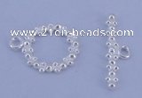 SSC22 5pcs 11mm donut 925 sterling silver toggle clasps